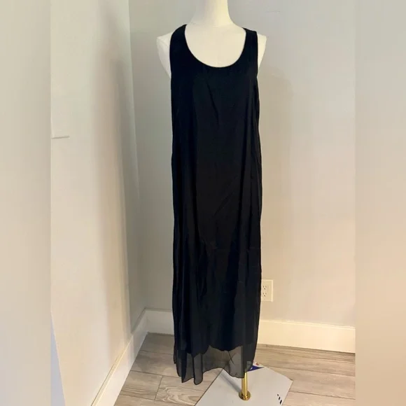 Tommy Bahama Black Sheath Maxi Dress for Cocktail Nights - Picture 2 of 6